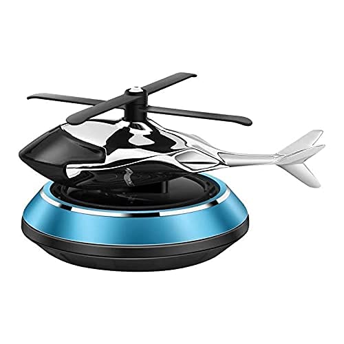 Speedwav Solar Powered Rotating Helicopter Aromacure Furnishing Air Freshener Fresh Aroma Perfume Car Interior Car Flavoring Decoration
