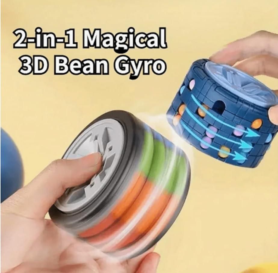 Puzzle Toy Hand holding a blue puzzle toy with colorful beads and text encouraging brain exercise